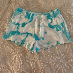 Tie dye shorts